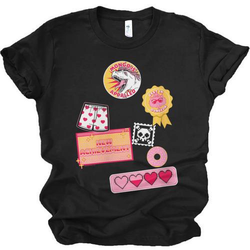 Dungeon Crawler Carl Colorful Sticker Collage LitRPG Book Unisex Jersey T-Shirt - Bookorys DE