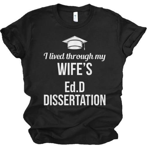 EDD Doctor Of Education EdD Wife Doctorate Graduation Unisex Jersey T-Shirt - Best Gift Smart