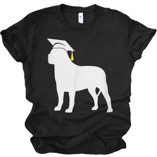English Mastiff Graduation Dog Graduate Unisex Jersey T-Shirt - Best Gift Smart