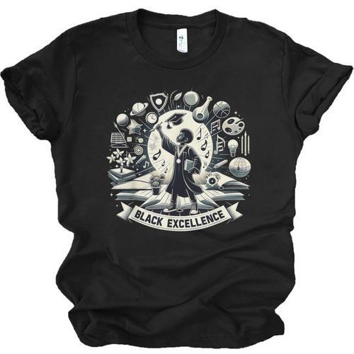 Excellence Graduation Black History Month Inspiring Unisex Jersey T-Shirt - Best Gift Smart