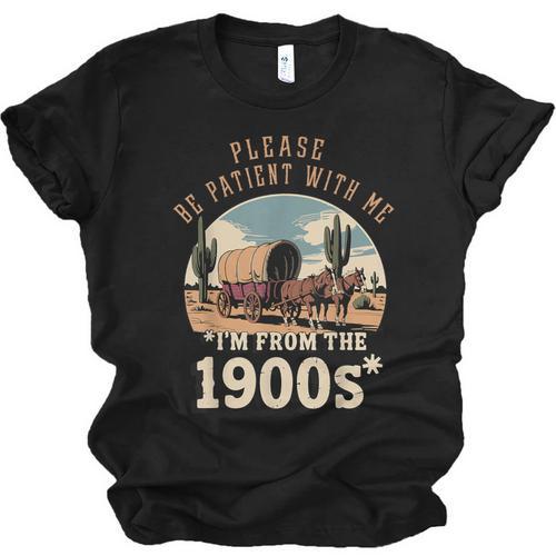 Father’s Day Please Be Patient With Me I'm From The 1900s Unisex Jersey T-Shirt - Figerry