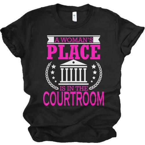 Female Lawyer Women Law Student Graduation Bar Exam Unisex Jersey T-Shirt - Best Gift Smart