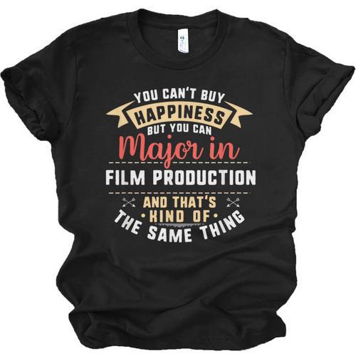 Film Production Major Student Shirt Graduation Unisex Jersey T-Shirt - Best Gift Smart