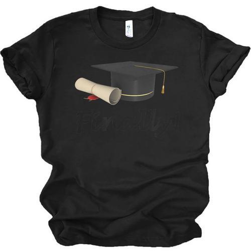 Finally I'm Graduate Graduation Unisex Jersey T-Shirt - Best Gift Smart