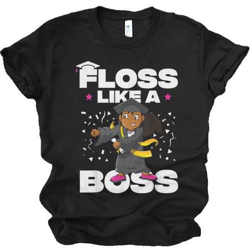 Floss Like A Boss Shirt Class Of 2019 Graduation Kids Unisex Jersey T-Shirt - Best Gift Smart