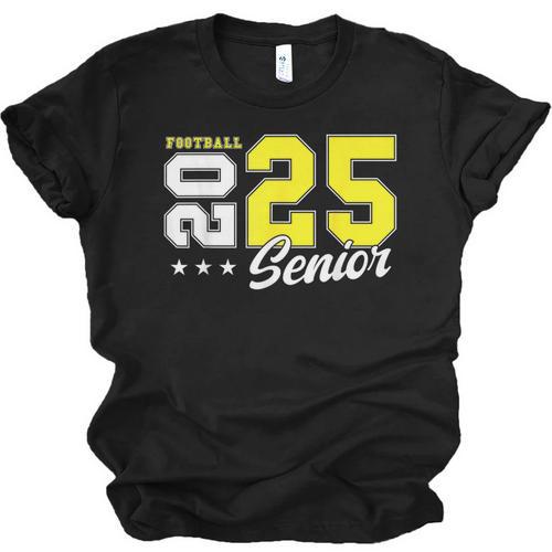 Football Senior Night Football Senior 2025 Graduation 55 Unisex Jersey T-Shirt - Best Gift Smart