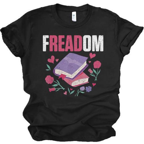 Freadom Anti Ban Books Freedom To Read Book Reading Unisex Jersey T-Shirt - Bookorys