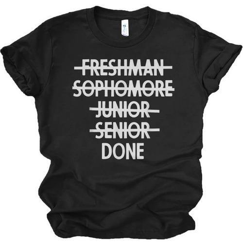 Freshman To Senior Class Of 2018 Senior Graduation T Shirt Unisex Jersey T-Shirt - Best Gift Smart