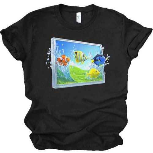 Frutiger Aero Fish Unisex Jersey T-Shirt - Figerry