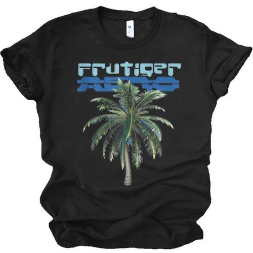 Frutiger Aero Palm Tree Y2k Aesthetic 2000s Trend Unisex Jersey T-Shirt - Figerry