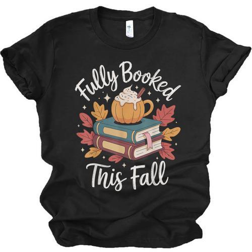 Fully Booked This Fall Unisex Jersey T-Shirt - Bookorys AU