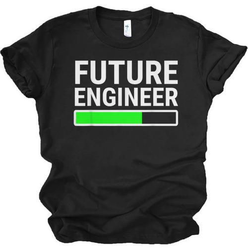 Future Engineer Loading Bar Cool Graduation Unisex Jersey T-Shirt - Best Gift Smart