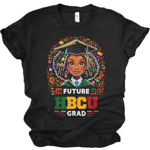 Future HBCU Grad Graduation Students Girl Kids Unisex Jersey T-Shirt - Best Gift Smart