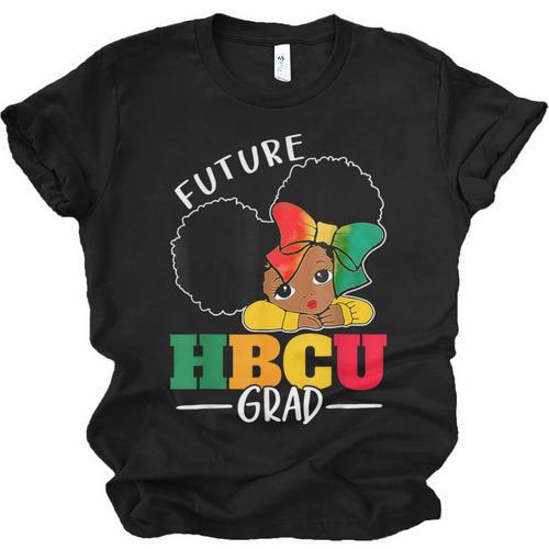 Future HBCU Grad History Girl Graduation HBCU Kids Unisex Jersey T-Shirt - Best Gift Smart