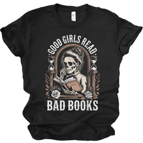 Good Girls Read Bad Books Unisex Jersey T-Shirt - Bookorys AU