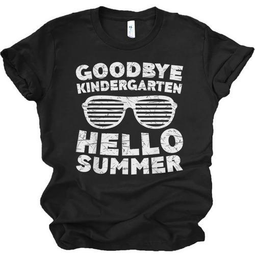 Goodbye Kindergarten Hello Summer Shirt Boy Girl Graduation Unisex Jersey T-Shirt - Best Gift Smart
