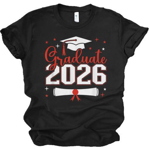 Graduate 2026 For Class Of 2026 Graduation Unisex Jersey T-Shirt - Best Gift Smart