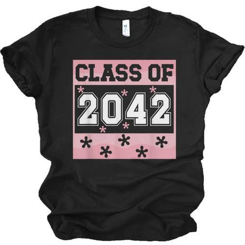 Graduating Class Of 2042 First Day Of School 2042 Graduation Unisex Jersey T-Shirt - Best Gift Smart