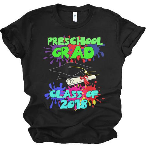Graduation Class 2018 Cap Gown Shirt Preschool Graduate Unisex Jersey T-Shirt - Best Gift Smart