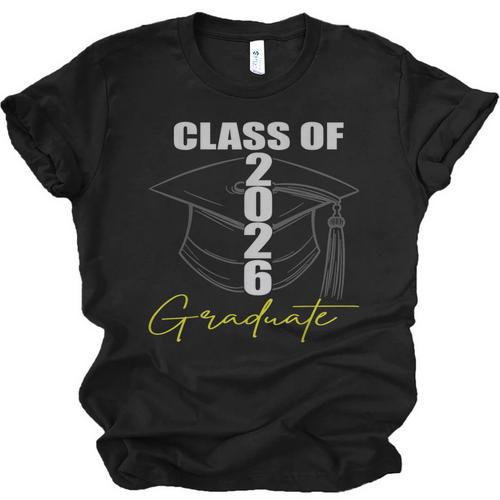 Graduation Decorations 2026 Class Of 2026 Graduate Unisex Jersey T-Shirt - Best Gift Smart