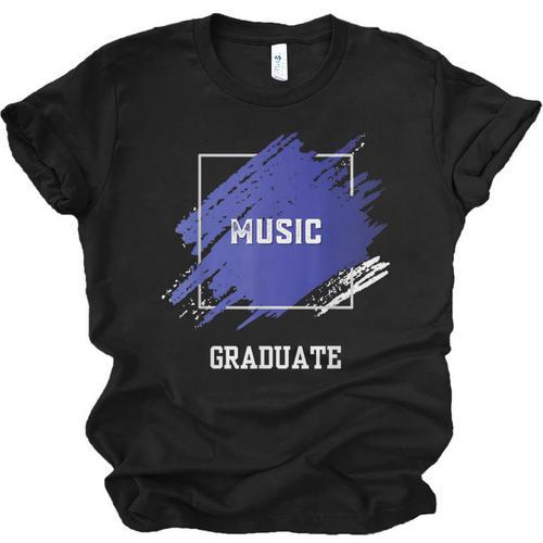 Graduation Graduated Music Degree University College Student Unisex Jersey T-Shirt - Best Gift Smart
