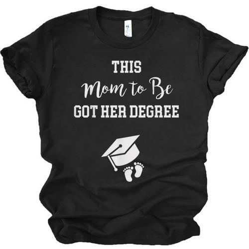 Graduation Pregnancy Announcement Shirt For Expectant Women Unisex Jersey T-Shirt - Best Gift Smart