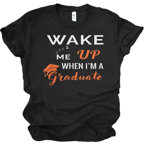 Graduation Shirt High School And College For Sleepy Graduate Unisex Jersey T-Shirt - Best Gift Smart