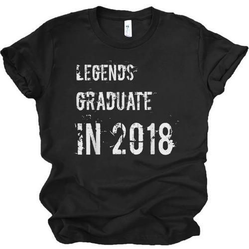 Graduation T Shirts Legends Graduate In 2018 Tee Unisex Jersey T-Shirt - Best Gift Smart