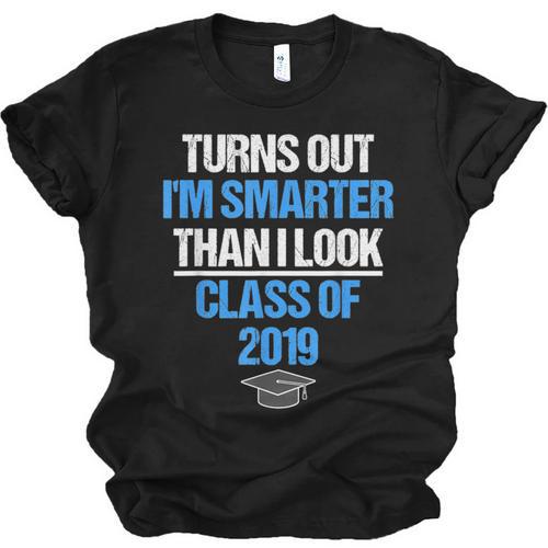Graduation Turns Out Im Smarter Than I Look Unisex Jersey T-Shirt - Best Gift Smart
