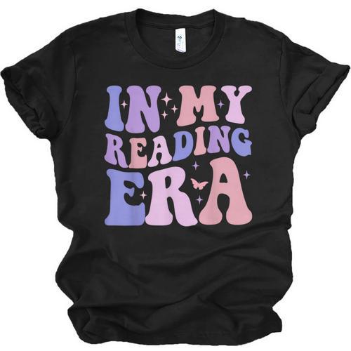 Groovy In My Reading Era Book Lovers Book Reader Unisex Jersey T-Shirt - Bookorys