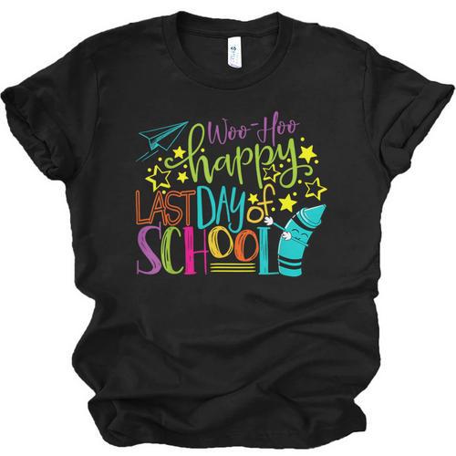 Happy Last Day Of School Student Teacher Graduation Unisex Jersey T-Shirt - Best Gift Smart