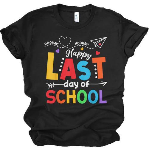 Happy Last Day Of School Teacher Women Student Graduation Unisex Jersey T-Shirt - Best Gift Smart
