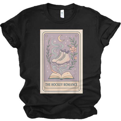 Hockey Romance Tarot Card Books Reader Cozy Reading Unisex Jersey T-Shirt - Bookorys DE