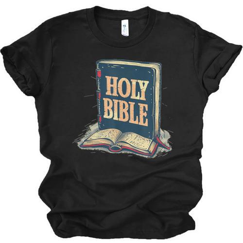 Holy Book Costume For Jesus And Bible Lovers Unisex Jersey T-Shirt - Bookorys CA