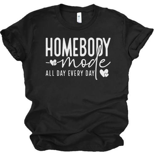 Homebody Introvert Cozy Trendy Indoorsy Homebody Unisex Jersey T-Shirt - Raresse
