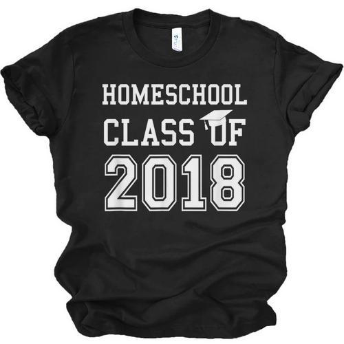 Homeschool Graduation Shirt Class Of 2018 T Shirt Unisex Jersey T-Shirt - Best Gift Smart