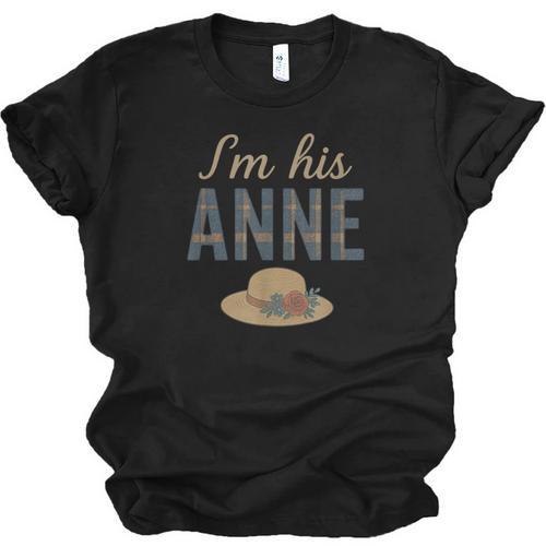 I'm His Anne Romantic Book Lover Vintage Unisex Jersey T-Shirt - Bookorys