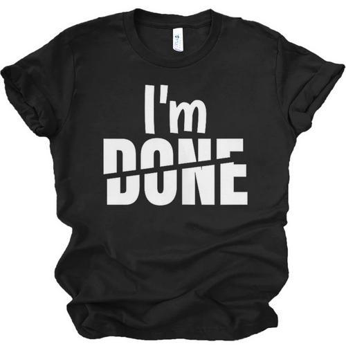I'm Done Sarcastic Introvert Introversion Unisex Jersey T-Shirt - Raresse