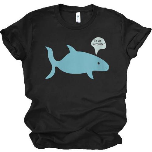 I'm An Introwater Cute Whale I'm An Introvert Unisex Jersey T-Shirt - Raresse