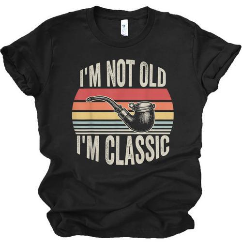 I'm Not Old I'm Classic Pipe Nostalgia Unisex Jersey T-Shirt - Figerry