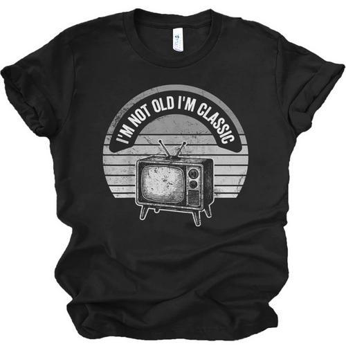 I'm Not Old I'm Classic Retro TV Nostalgia Unisex Jersey T-Shirt - Figerry
