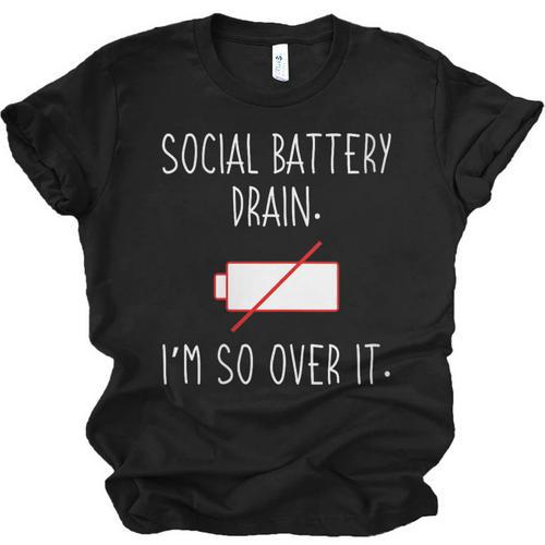 I'm So Over It Saying For Introvert And Shy People Unisex Jersey T-Shirt - Raresse