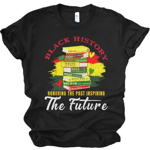 Inspired Book History Leaders Celebrate History Month Unisex Jersey T-Shirt - Bookorys