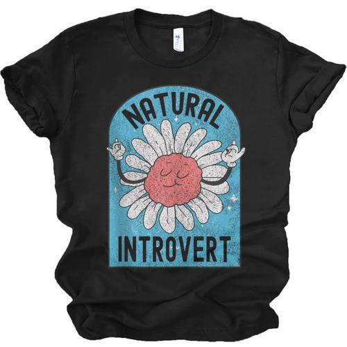 Introvert Cute Anti-Social Shy Person Inner Strength Unisex Jersey T-Shirt - Raresse