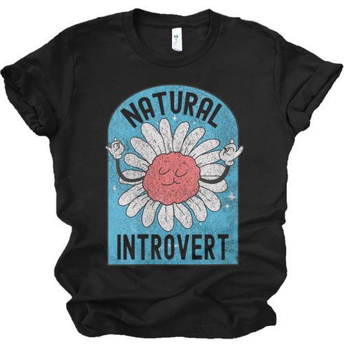 Introvert Cute Anti-Social Shy Person Inner Strength Unisex Jersey T-Shirt - Raresse