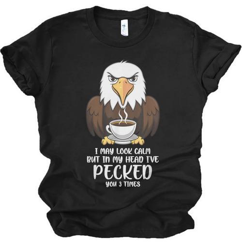 Introvert Eagle And Coffee Lovers Unisex Jersey T-Shirt - Raresse