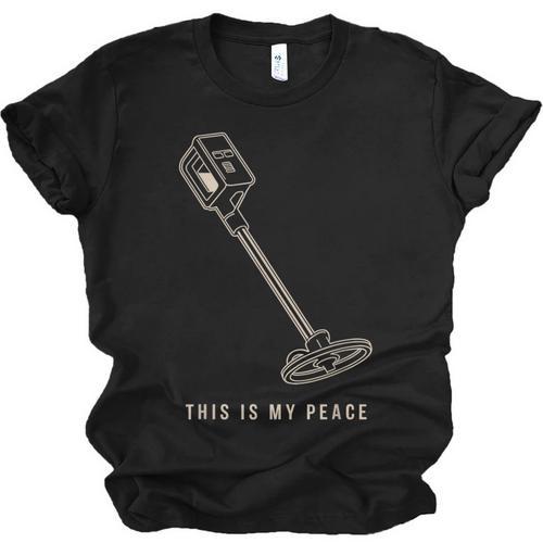 Introvert Metal Detector Hobbyist Quiet Detectorist Unisex Jersey T-Shirt - Raresse