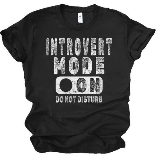 Introvert Mode On Introverted Person Joke Unisex Jersey T-Shirt - Raresse