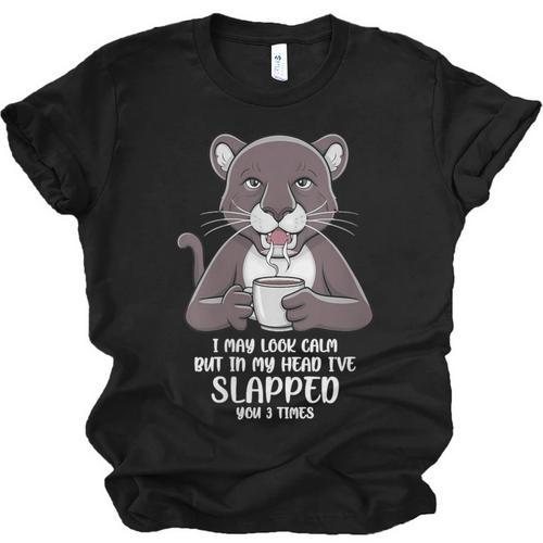 Introvert Panther And Coffee Lovers Unisex Jersey T-Shirt - Raresse
