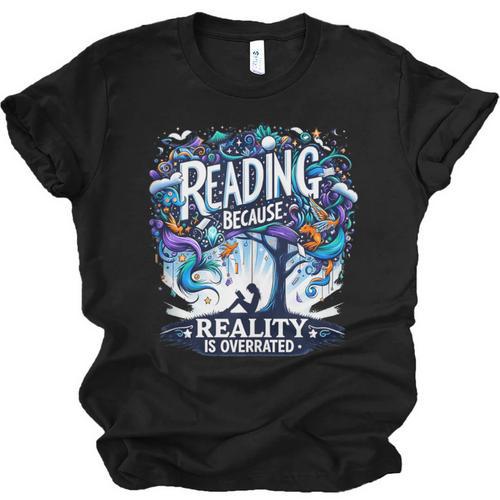 Introvert Reader Bibliofile Bookworm Loves Books Unisex Jersey T-Shirt - Raresse